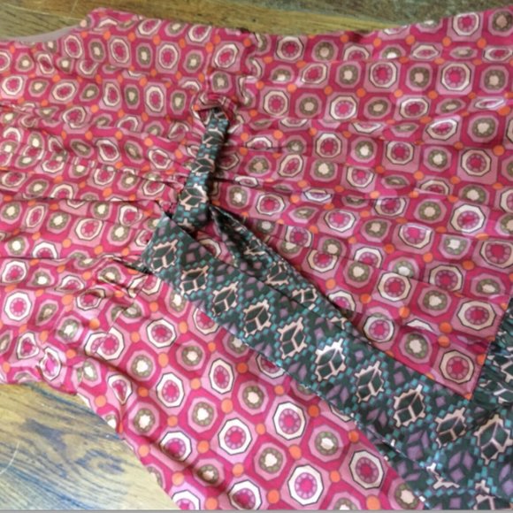 Anna Sui Anthropologie Silk Print Tiers Dress - Picture 5 of 7